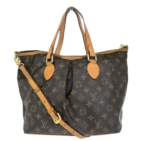 AUTHENTICITY GUARANTEED LOUIS VUITTON Palermo PM Hand Bag Monogram - Picture 1 of 16